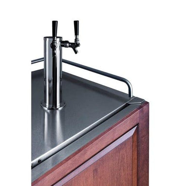 Summit Kegerator Summit 24" Wide Built-In Wine Kegerator (Panel Not Included) SBC682PNRWKDTWIN