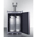 Summit Kegerator Summit 24" Wide Built-In Wine Kegerator (Panel Not Included) SBC682PNRWKDTWIN