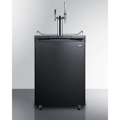 Summit Kegerator Summit 24" Wide Coffee Kegerator SBC635MCMTWIN