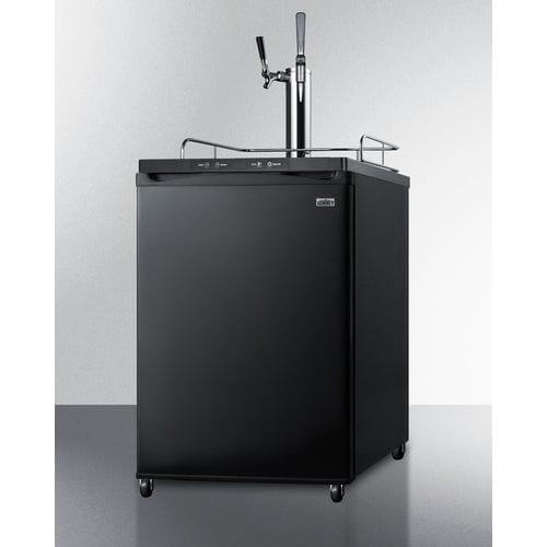 Summit Kegerator Summit 24&quot; Wide Coffee Kegerator SBC635MCMTWIN