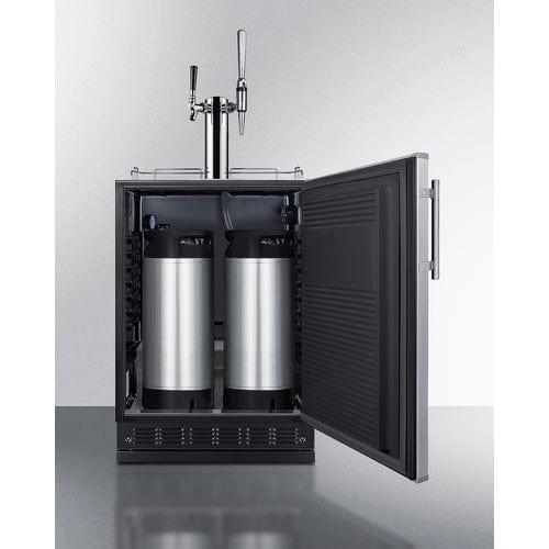 Summit Kegerator Summit 24" Wide Cold Brew/Nitro Coffee Kegerator SBC7BRSCM2
