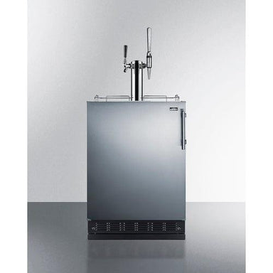 Summit Kegerator Summit 24" Wide Cold Brew/Nitro Coffee Kegerator SBC7BRSCM2LHD