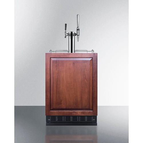 Summit Kegerator Summit 24" Wide Cold Brew/Nitro Kegerator (Panel Not Included) SBC7BRSIFCM2