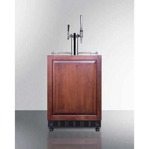 Summit Kegerator Summit 24" Wide Cold Brew/Nitro Kegerator (Panel Not Included) SBC7BRSIFCM2