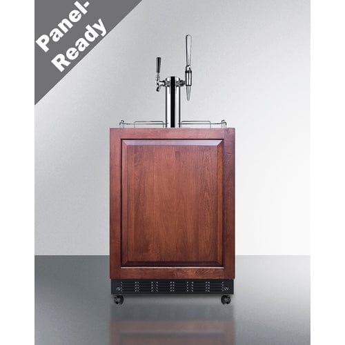 Summit Kegerator Summit 24" Wide Cold Brew/Nitro Kegerator (Panel Not Included) SBC7BRSIFCM2