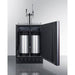 Summit Kegerator Summit 24" Wide Cold Brew/Nitro Kegerator (Panel Not Included) SBC7BRSIFCM2