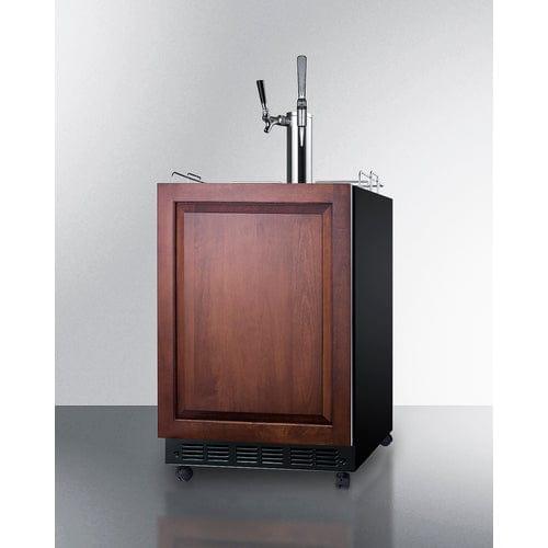 Summit Kegerator Summit 24" Wide Cold Brew/Nitro Kegerator (Panel Not Included) SBC7BRSIFCM2