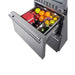 Summit Wine Cellar Summit 24" Wide Combination Dual-Zone Wine Cellar and 2-Drawer All-Refrigerator SWCDAR24