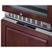 Summit Wine Cellar Summit 24" Wide Combination Dual-Zone Wine Cellar and 2-Drawer Refrigerator-Freezer (Panels Not Included)  SWCDRF24PNR