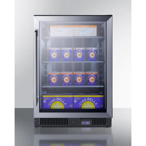 Summit All-Refrigerator Summit 24" Wide Commercial Display Freezer SCF475