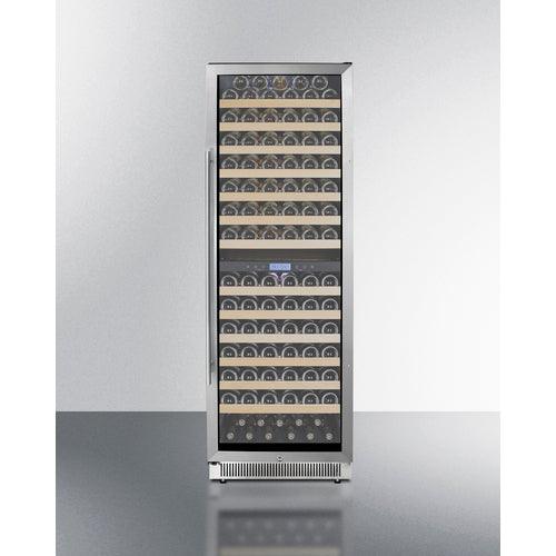 Summit Wine Cellar Summit 24" Wide Dual Zone Wine Cellar SWC1966BCSS