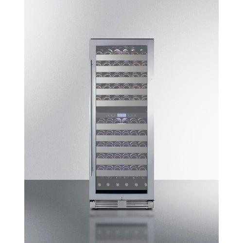 Summit Wine Cellar Summit 24" Wide Dual-Zone Wine Cellar SWCP2116