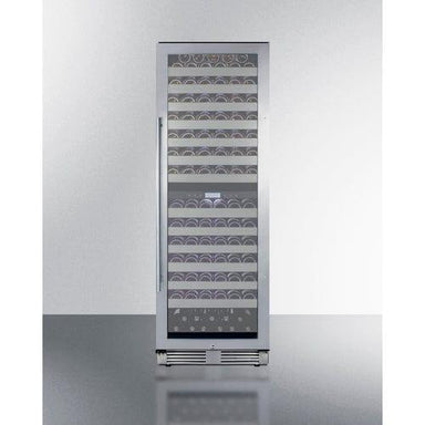 Summit Wine Cellar Summit 24" Wide Dual-Zone Wine Cellar SWCP2163CSS
