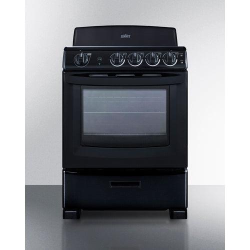 Summit Electric Coil Ranges Summit 24" Wide Electric Coil Range RE2413B