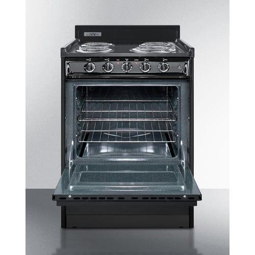 Summit Summit 24" Wide Electric Coil Range TEM610C