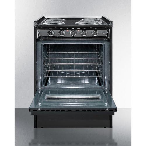Summit Electric Coil Ranges Summit 24" Wide Electric Coil Range TEM610CR