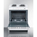 Summit Electric Coil Ranges Summit 24" Wide Electric Coil Top Range WEM610R
