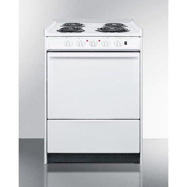 Summit Electric Coil Ranges Summit 24" Wide Electric Coil Top Range WEM610R