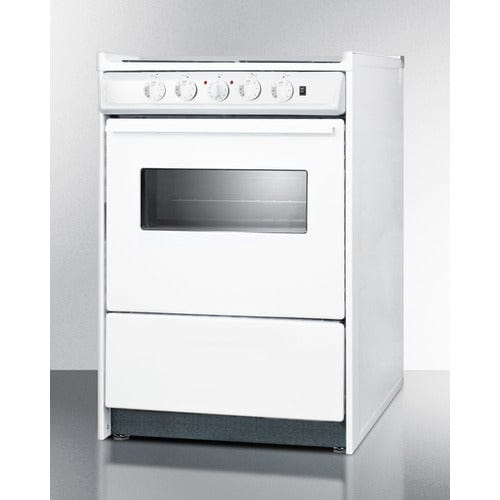 Summit Electric Coil Ranges Summit 24" Wide Electric Coil Top Range WEM610RW