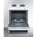 Summit Electric Coil Ranges Summit 24" Wide Electric Coil Top Range WEM610RW