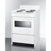 Summit Electric Coil Ranges Summit 24" Wide Electric Coil Top Range WEM610W