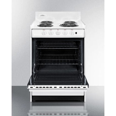 Summit Electric Coil Ranges Summit 24" Wide Electric Coil Top Range WEM6171Q