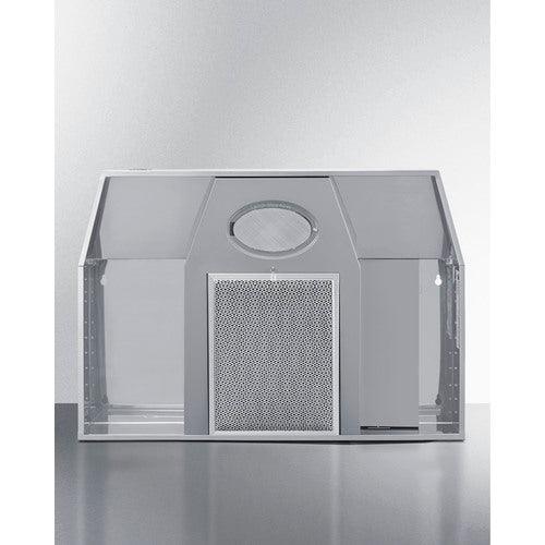 Summit Electric Coil Ranges Summit 24" Wide Electric Range & Convertible Hood REXH24RSS