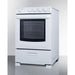 Summit Electric Coil Ranges Summit 24" Wide Electric Smooth-Top Range REX2421WRT