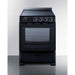 Summit Electric Coil Ranges Summit 24" Wide Electric Smooth-Top Range REX2431BRT