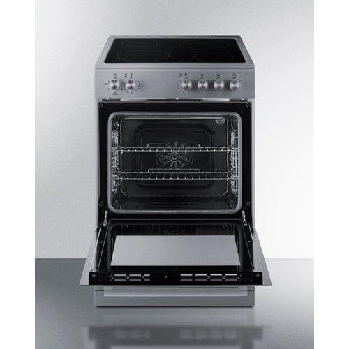 Summit Propane Range /Stove Summit 24" Wide Electric Smooth-Top Range REXT24SS