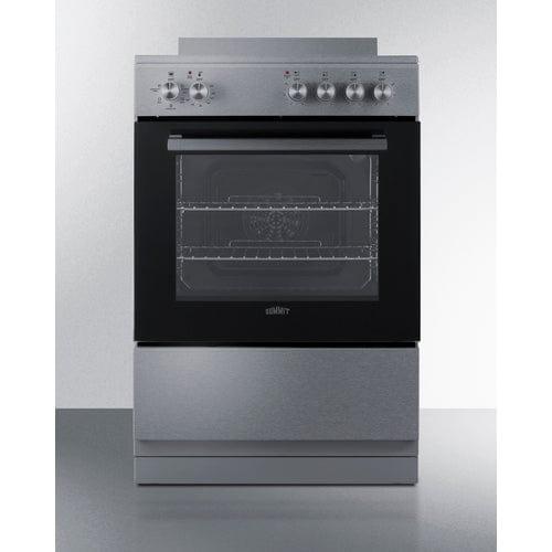 Summit Propane Range /Stove Summit 24" Wide Electric Smooth-Top Range REXT24SS