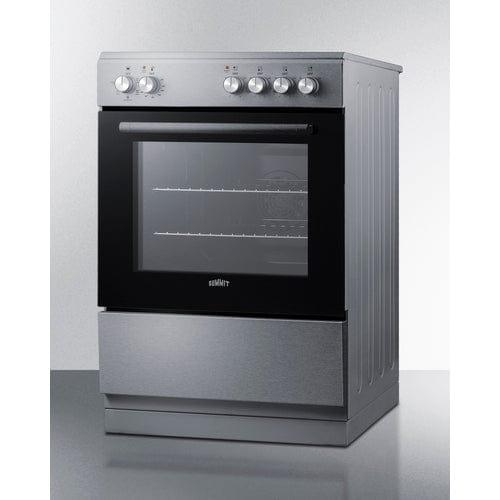 Summit Propane Range /Stove Summit 24" Wide Electric Smooth-Top Range REXT24SS