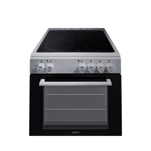 Summit Propane Range /Stove Summit 24" Wide Electric Smooth-Top Range REXT24SS