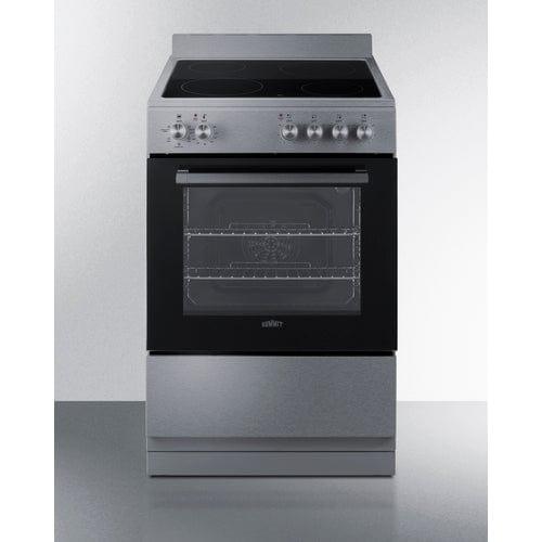 Summit Propane Range /Stove Summit 24" Wide Electric Smooth-Top Range REXT24SS
