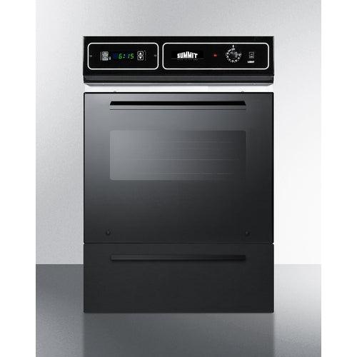 Summit Electric Oven Summit 24&quot; Wide Electric Wall Oven, 115V TEM715DK