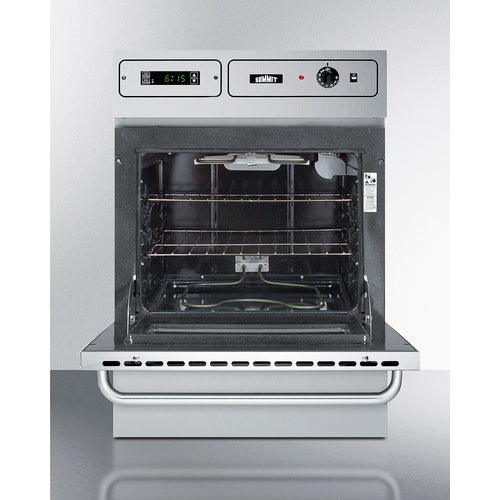 Summit Electric Oven Summit 24&quot; Wide Electric Wall Oven, 115V TEM755BKW