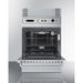 Summit Electric Oven Summit 24" Wide Electric Wall Oven, 115V TEM755BKW
