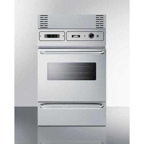 Summit Electric Oven Summit 24&quot; Wide Electric Wall Oven, 115V TEM755BKW