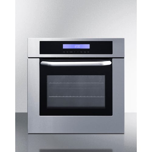 Summit Electric Oven Summit 24&quot; Wide Electric Wall Oven SEW24SSX