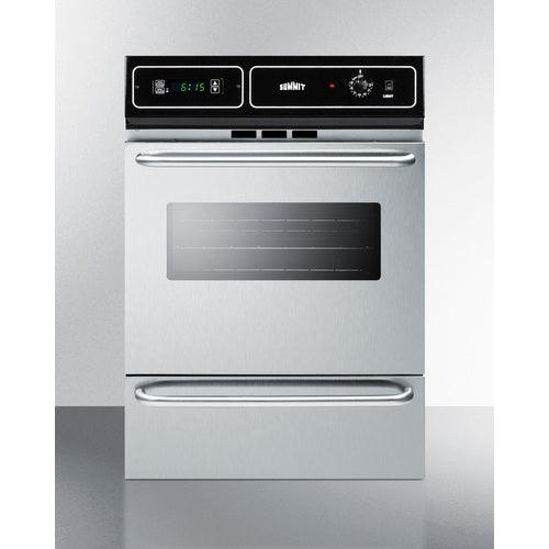 Summit Electric Oven Summit 24&quot; Wide Electric Wall Oven TEM721BKW