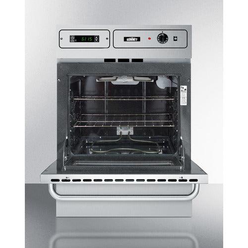 Summit Electric Oven Summit 24" Wide Electric Wall Oven TEM788BKW