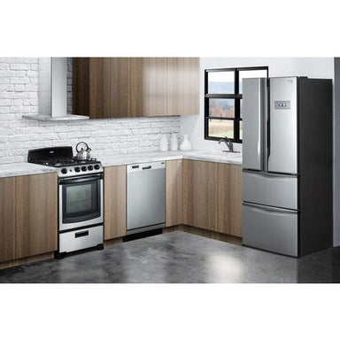 Summit Natural Gas Range/Stove Summit 24" Wide Gas Range PRO247SS