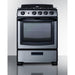 Summit Natural Gas Range/Stove Summit 24" Wide Gas Range PRO247SS