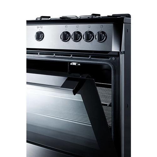Summit Natural Gas Range/Stove Summit 24" Wide Gas Range PRO24G