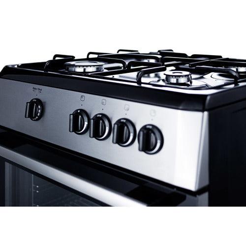 Summit Natural Gas Range/Stove Summit 24&quot; Wide Gas Range PRO24G