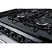 Summit Natural Gas Range/Stove Summit 24" Wide Gas Range, Sealed Burners TTM6307BKSW