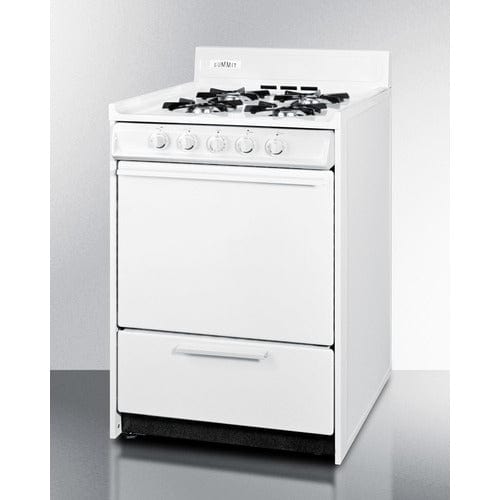 Summit Natural Gas Range/Stove Summit 24" Wide Gas Range WNM6107