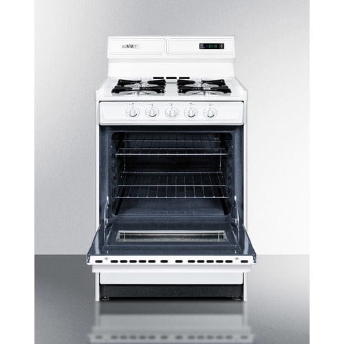 Summit Natural Gas Range/Stove Summit 24&quot; Wide Gas Range WNM6307KW