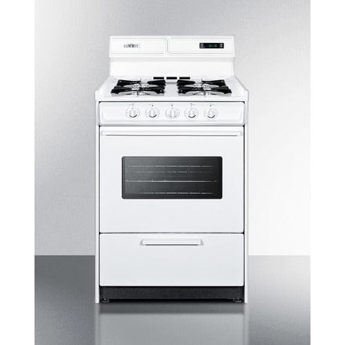 Summit Natural Gas Range/Stove Summit 24&quot; Wide Gas Range WNM6307KW