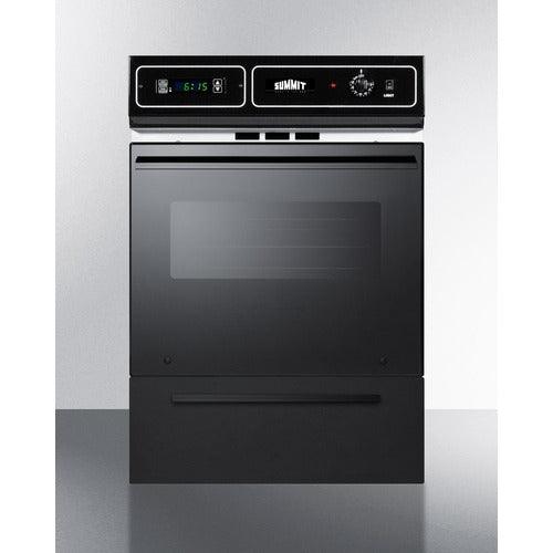 Summit Gas Wall Oven Summit 24&quot; Wide Gas Wall Oven TTM7212DK